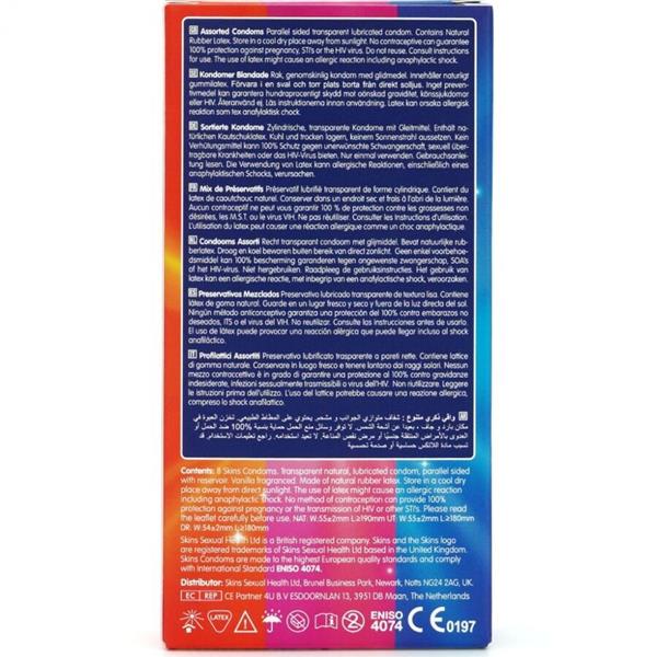 ASSORTED PREMIUM CONDOMS PACK 8