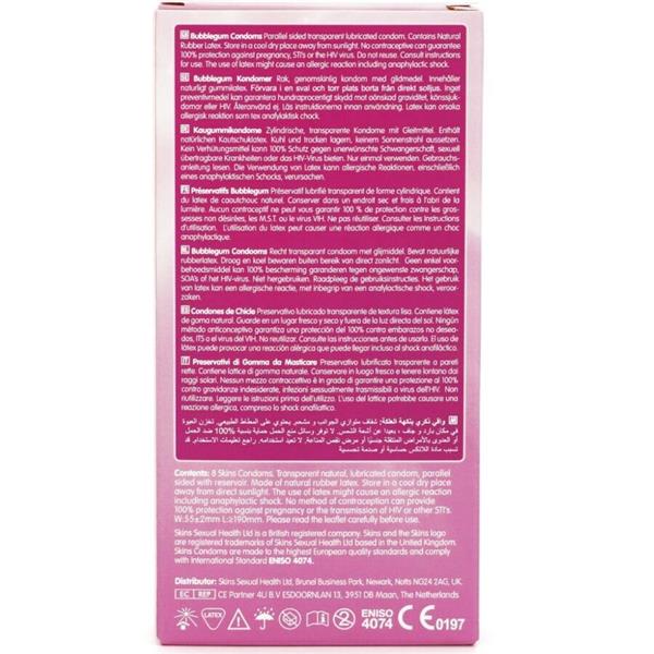 BUBBLEGUM PREMIUM CONDOMS PACK 8