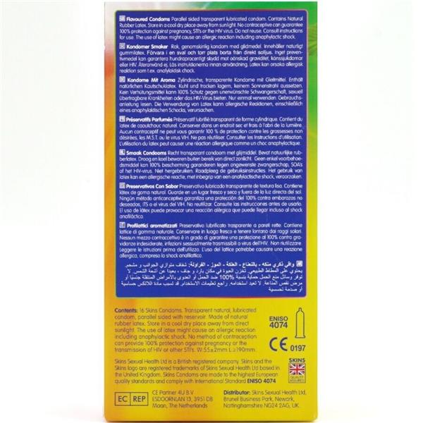 MULTI FLAVORS PREMIUM CONDOMS PACK 16