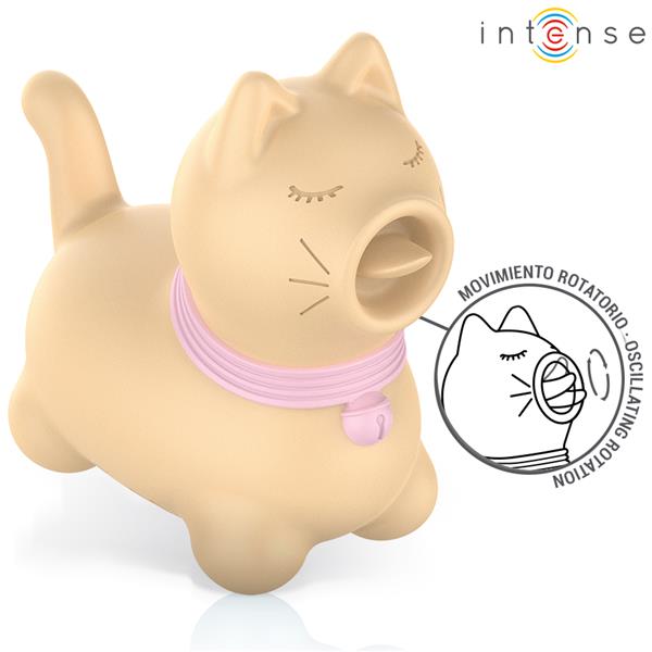 TOULOUSE STIMULATOR WITH 360º ROTATING TONGUE YELLOW