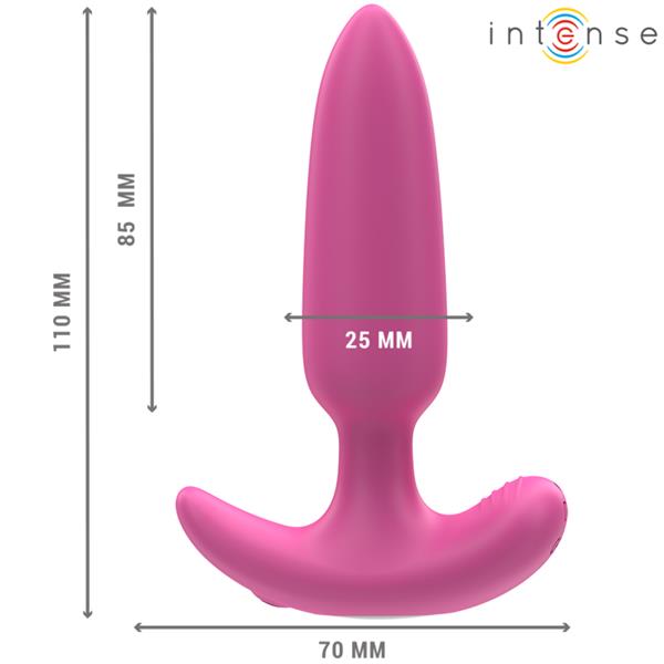 ROSS ANAL PLUG 10 VIBRATIONS PINK REMOTE CONTROL