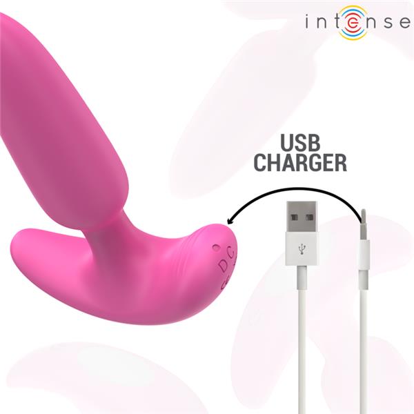 ROSS ANAL PLUG 10 VIBRATIONS PINK REMOTE CONTROL