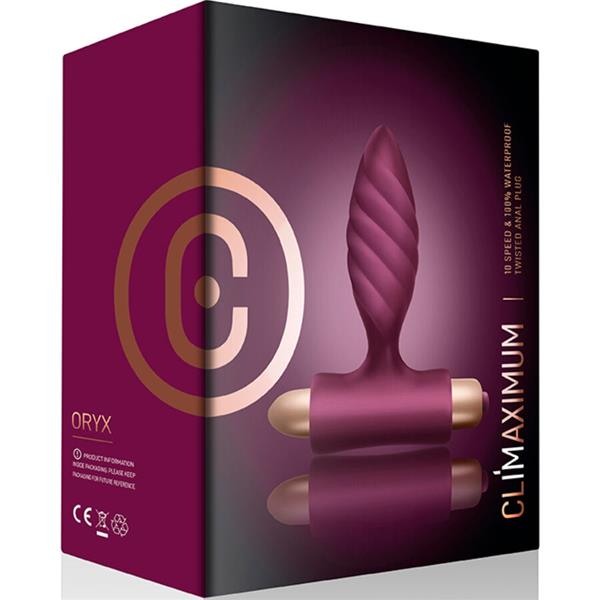 ORYX TWISTED ANAL PLUG