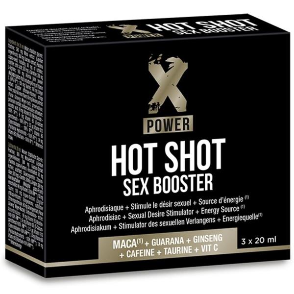 HOT SHOT SEX BOOSTER INCREASE LIBIDO 3 X 20 ML