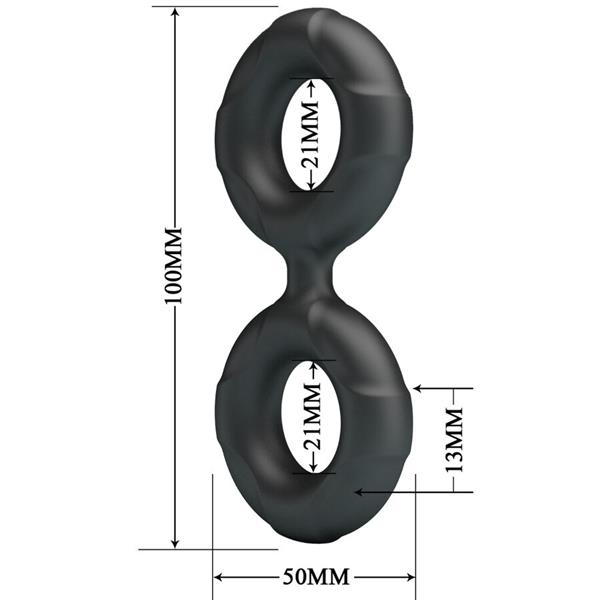 RADWAN DOUBLE SILICONE RING MODEL 19