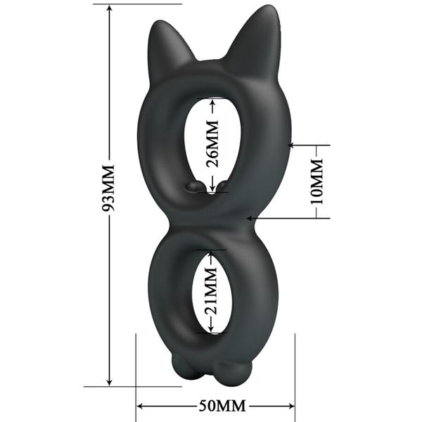TORAN DOUBLE SILICONE RING MODEL 20