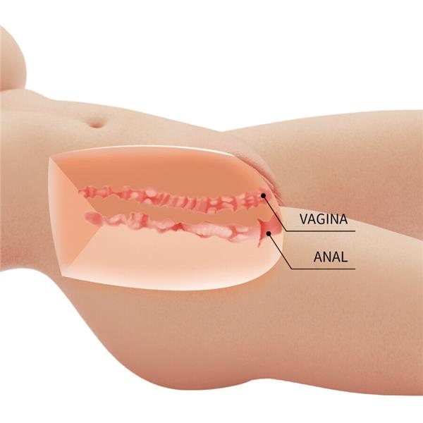 TIFFANY REALISTIC FEMALE TORSO VAGINA AND ANAL 5.5 KG