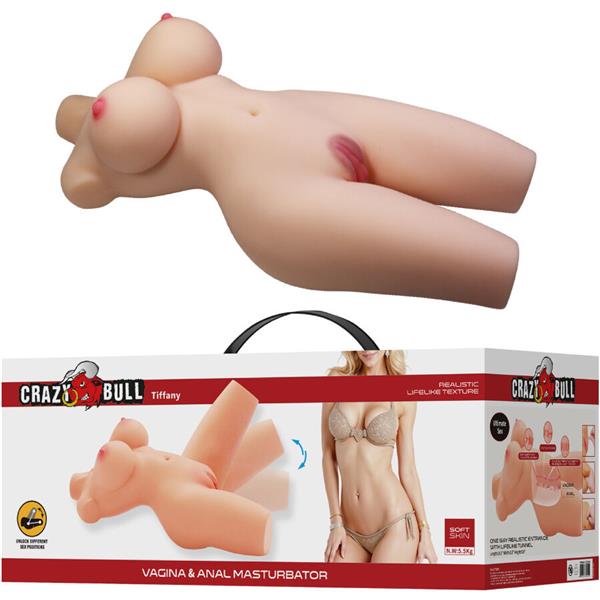 TIFFANY REALISTIC FEMALE TORSO VAGINA AND ANAL 5.5 KG