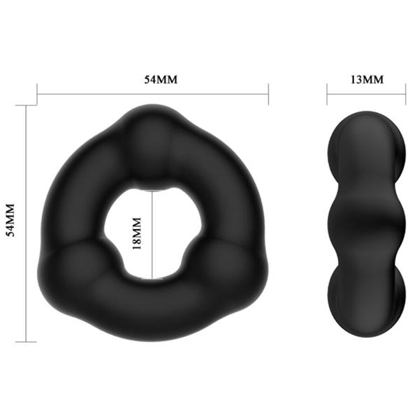 SUPER SOFT SILICONE RING WITH NODULES