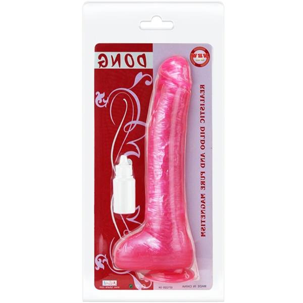 REALISTIČNI ROZI DILDO DONG S USISNOM ŠALICOM