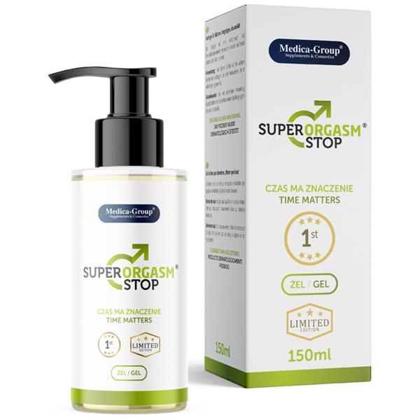 SUPER ORGASM STOP INTIMATE GEL FOR MEN 150 ML