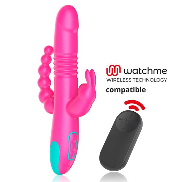 DONALD TRIPLE STIMULATION: ANAL, G-SPOT & CLITORAL WATCHME WIRELESS TECHNOLOGY COMPATIBLE