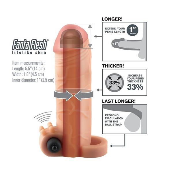 VIBRATING REAL FEEL 1 EXTENSION