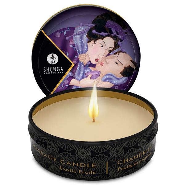 MINI CARESS BY CANDLELIGHT DISPLAY MASSAGE CANDLES 24 UNITS