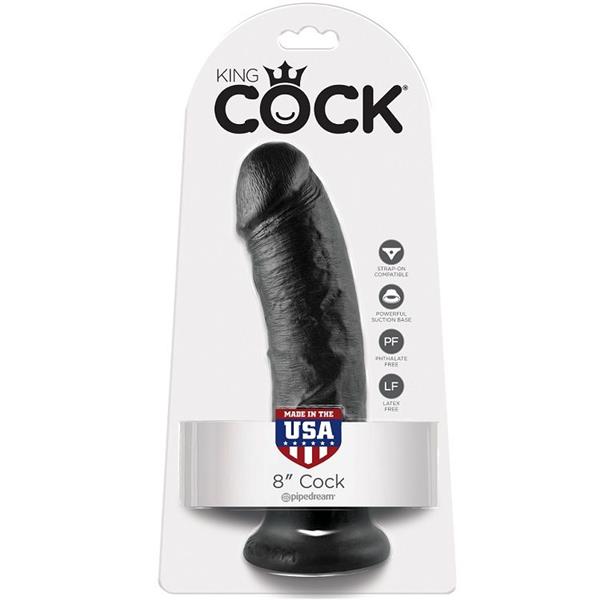 8 DILDO CRNI 20.3 CM