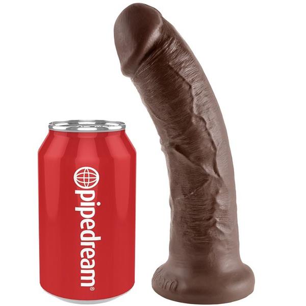 8 DILDO BROWN 20.3 CM