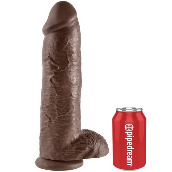 12 DILDO SMEĐI S JAJIMA 30.48 CM