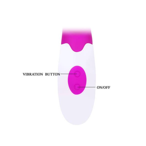 FLIRTATION ALVIS VIBRATOR WITH CLITORIS STIMULATOR