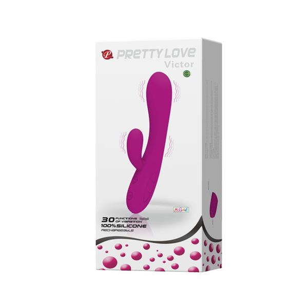 SMART VICTOR VIBRATOR WITH CLITORIS STIMULATOR