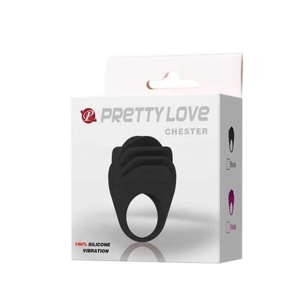 CHESTER ČRN VIBRATOR OBROČ
