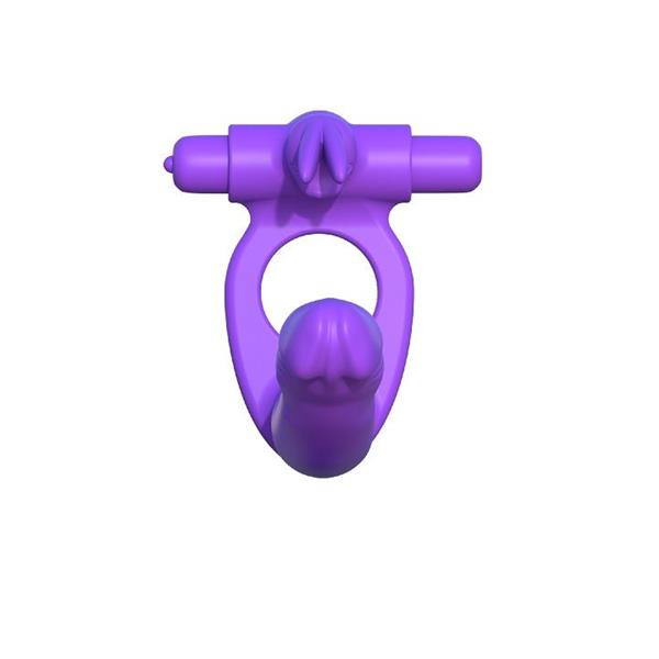 SILIKONSKI DVOJNI VIBRATOR ZAJEC