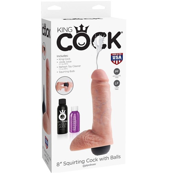 REALISTIC NATURAL EJACULATOR PENIS 20.32 CM