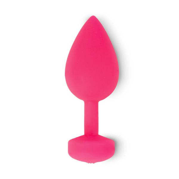 FUNTOYS GPLUG ANAL RECHARGEABLE VIBRATOR SMALL NEON PINK 3CM