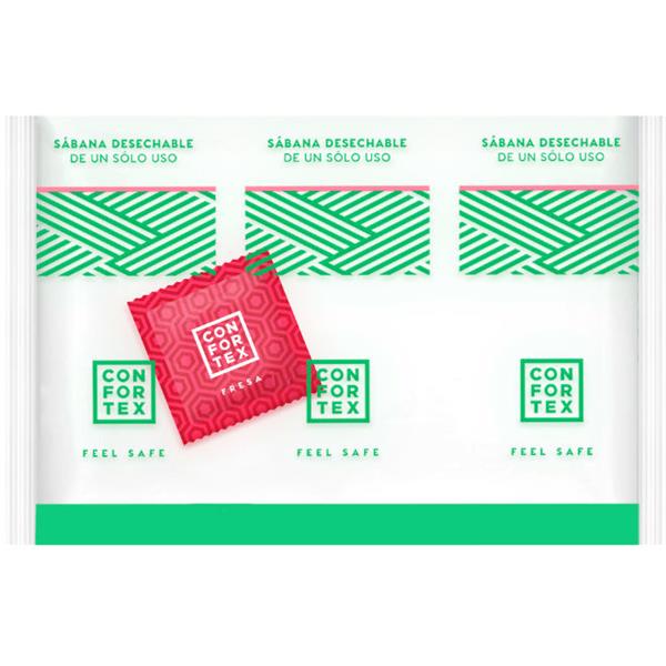 JEDNOKRATNE HIGIJENSKE PLAHTE, INDIVIDUALNA VREĆICA + KONDOM OD JAGODE