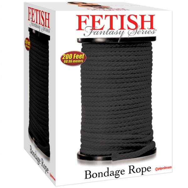 SERIES BONDAGE ROPE BLACK 60.96 METERS