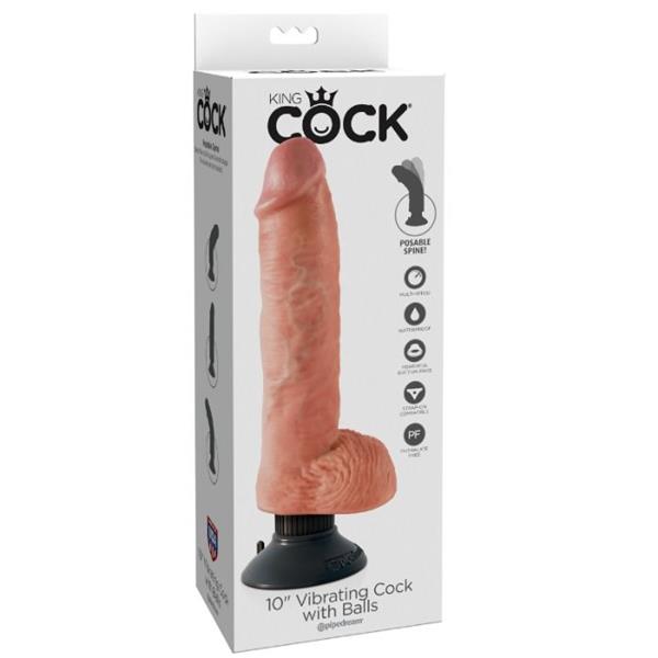 25.5 CM VIBRIRAJOČI KLOK S KROGLICAMI KOŽE