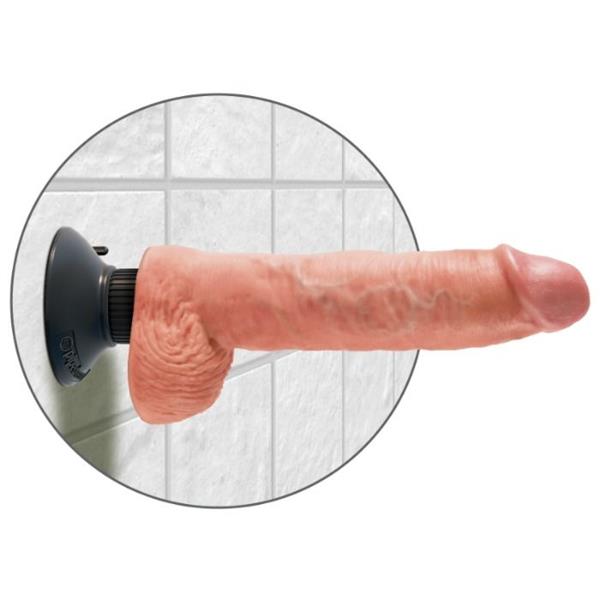 25.5 CM VIBRIRAJOČI KLOK S KROGLICAMI KOŽE