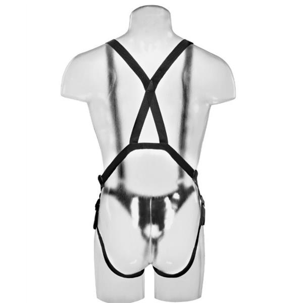 30.5 CM HOLLOW STRAP-ON SUSPENDER SYSTEM - FLESH