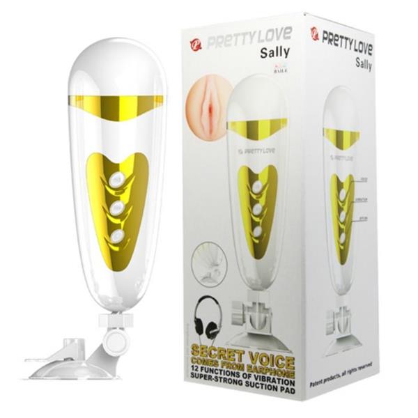 MALE MASTURBATOR WITH VIBRATION AND SOUND SALLY