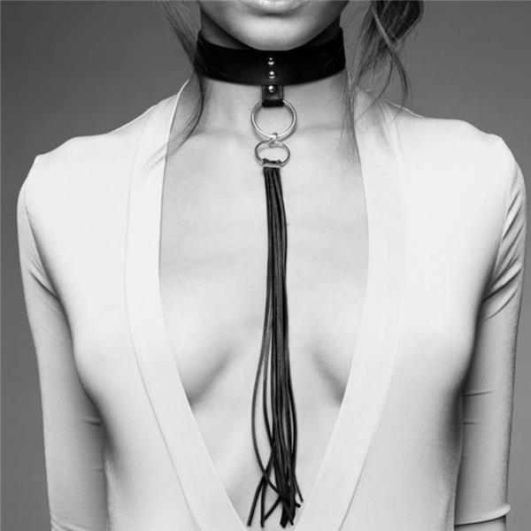 TASSEL CHOKER BLACK