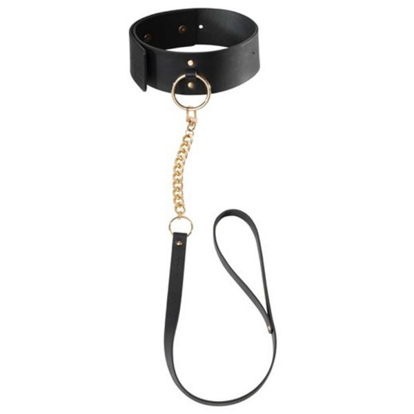 BLACK NECKLACE WITH STRAP