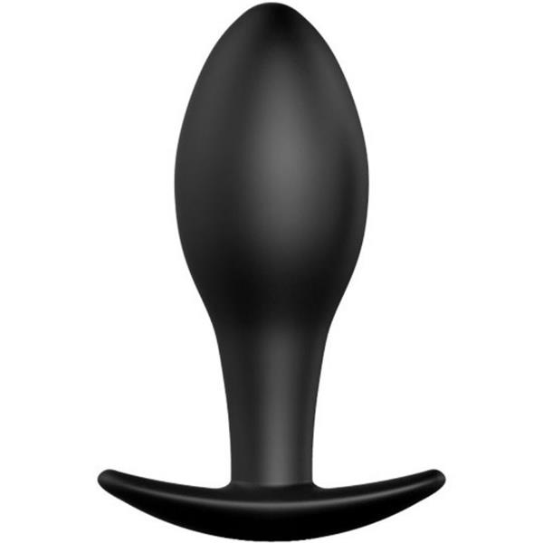 ANAL PLUG SILICONE ANCHOR 8.5 CM BLACK