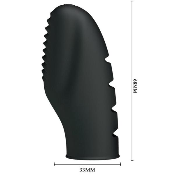 FLIRTATION STANFORD BLACK VIBRATION THIMBLE