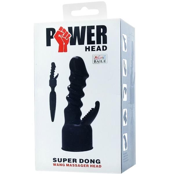 POWER HEAD INTERCHANGEABLE HEAD FOR INTERNAL AND CLITORIS STIMULATION