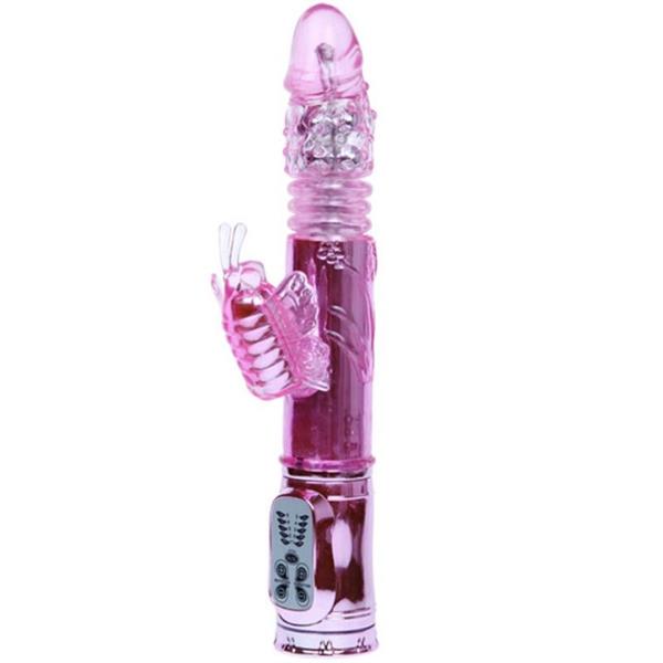 POLNJEN VIBRATOR Z ROTACIJO IN UTRIPANJEM BUTTERF STIMULATOR