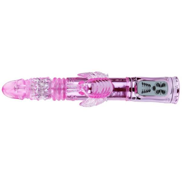 POLNJEN VIBRATOR Z ROTACIJO IN UTRIPANJEM BUTTERF STIMULATOR