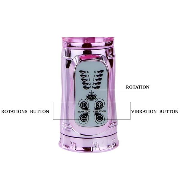 POLNJEN VIBRATOR Z ROTACIJO IN UTRIPANJEM BUTTERF STIMULATOR