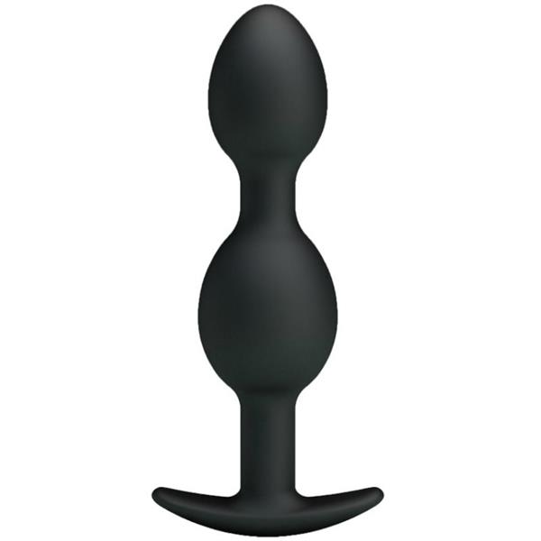SILICONE ANAL BALLS 12.5 CM BLACK