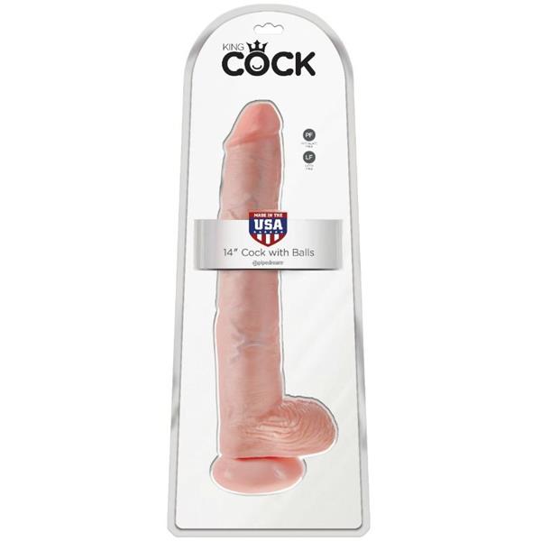 DILDO Z MODICAMI 35.6 CM KOŽA