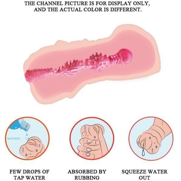 WATER SKIN VAGINA MASTURBADOR WITH VIBRATING BULLETS