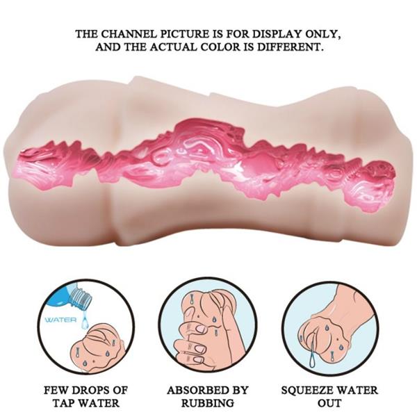 WATER SKIN VAGINA MASTURBADOR WITH VIBRATING BULLET 2