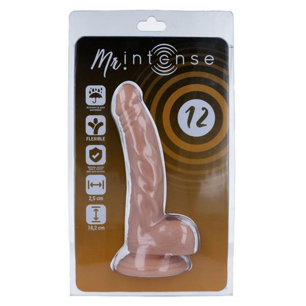 12 REALISTIC COCK 18.2 CM -O- 2.5 CM