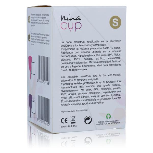 MENSTRUALNA ŠALICA ROZA - VELIČINA S