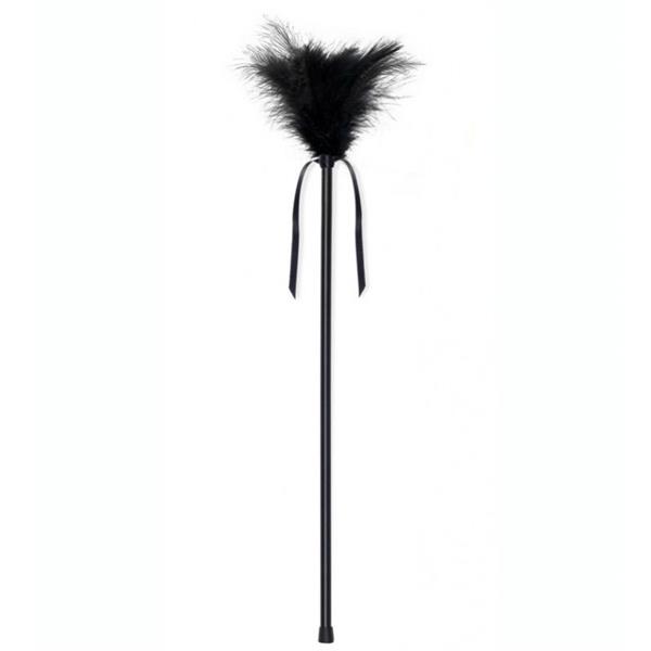 BLACK FEATHERS 40 CM