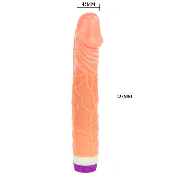 WAVES OF PLEASURE REALISTIC VIBRATING 22.5 CM