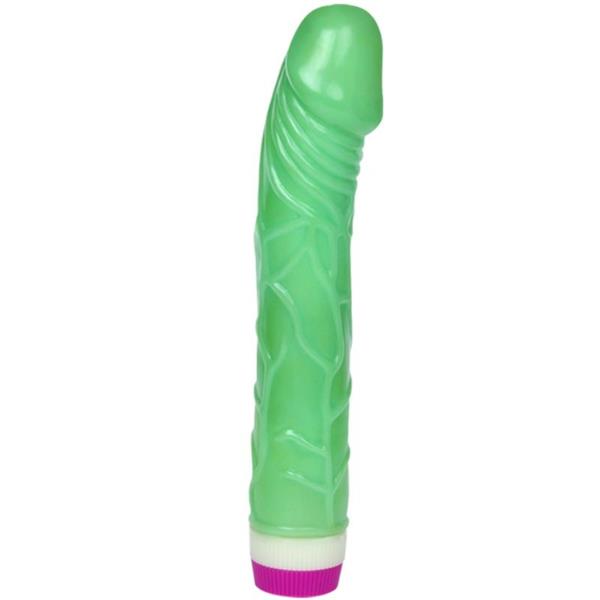 WAVES OF PLEASURE VIBRATOR 23 CM GREEN